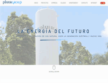 Tablet Screenshot of platergroup.com
